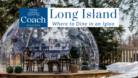 Outside Igloo Dining - Long Island - Coach Realtors